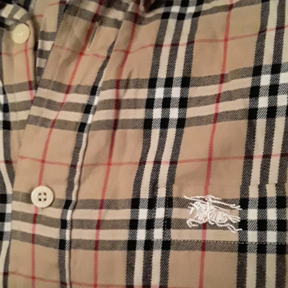 BURBERRY MEN'S LONG SLEEVE SHIRT M - Picture 5 of 6